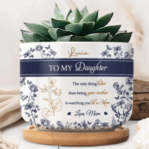 To My Daughter, The Only Thing Better Than Being Your Mother, Personalized Ceramic Plant Pot, Gift for Daughters and Moms