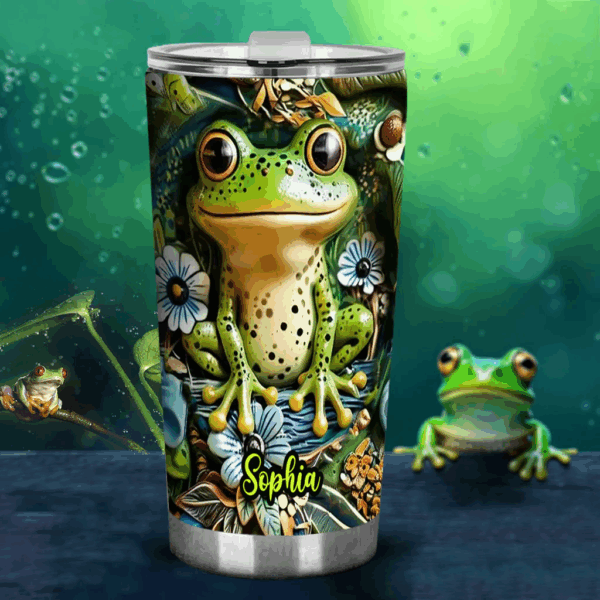 Love Frogs - Personalized Frog Tumbler