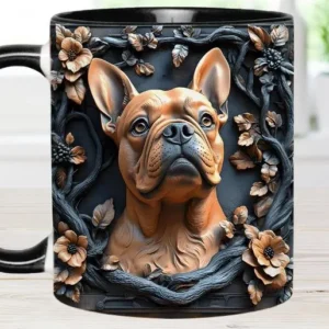Strong German Shepherd - Personalized Dog Accent Mug
